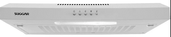 DEPURADOR DE COCINA SUGGAR SLIM 60CM 3VEL. BLANCO