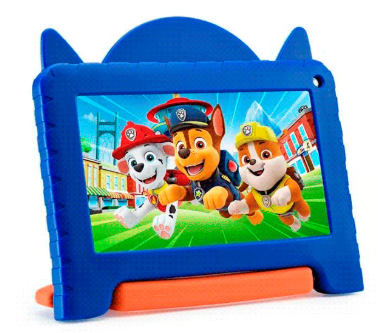TABLET KIDS MULTILASER ANDROID 64/4GB 7" NEB630  AZUL PAW PATROL