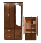 PLACARD 3C LP C/ESPEJO EXTERNO - CBC MUEBLES