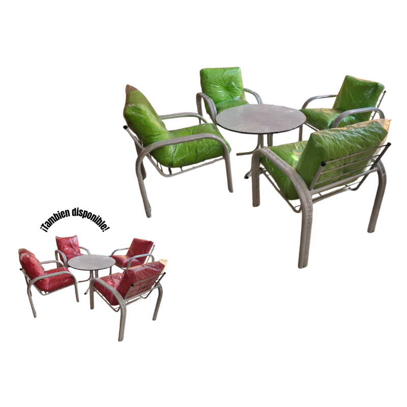 JUEGO DE SILLONES DE JARDIN CONFORT COD. 295 - METALPLAST