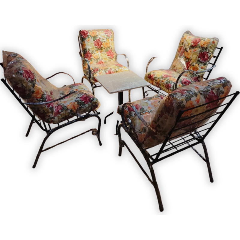 JUEGO DE SILLONES DE JARDIN PRIMAVERA COD. 410  - METALPLAST