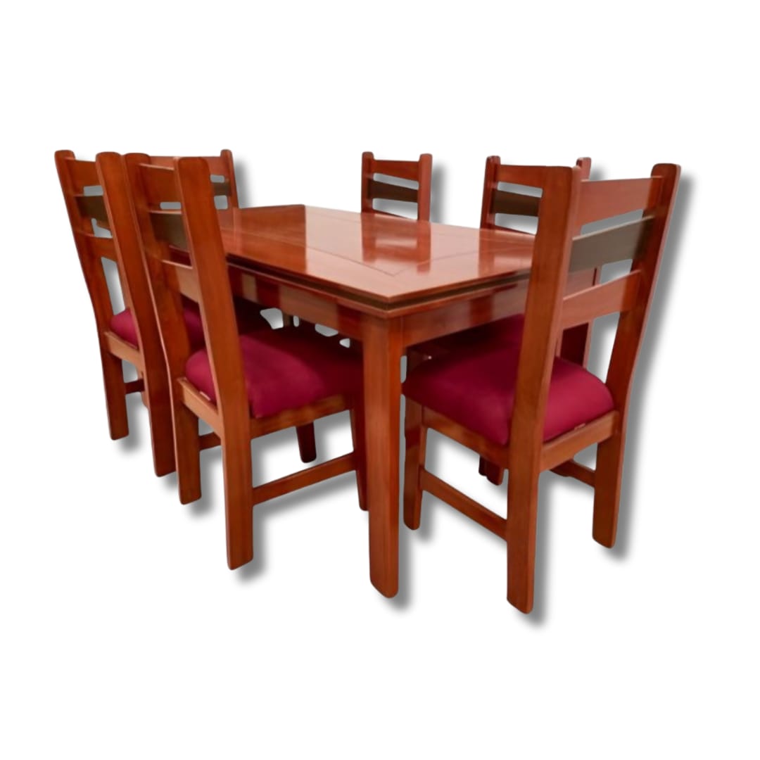 JUEGO DE COMEDOR FLAMENGO C/6 SILLAS - JUEGO DE COMEDOR FLAMENGO C/6 SILLAS - CBC MUEBLES