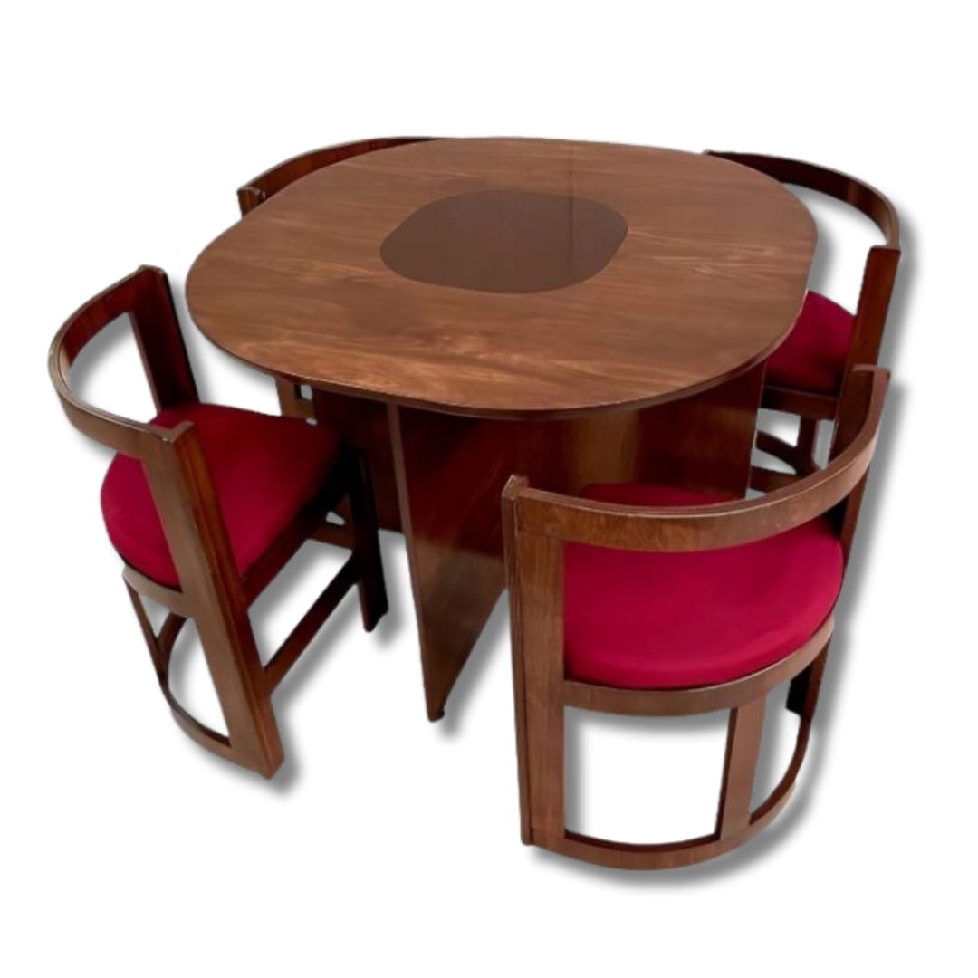 JUEGO DE COMEDOR ALASKA C/4 SILLAS - CBC