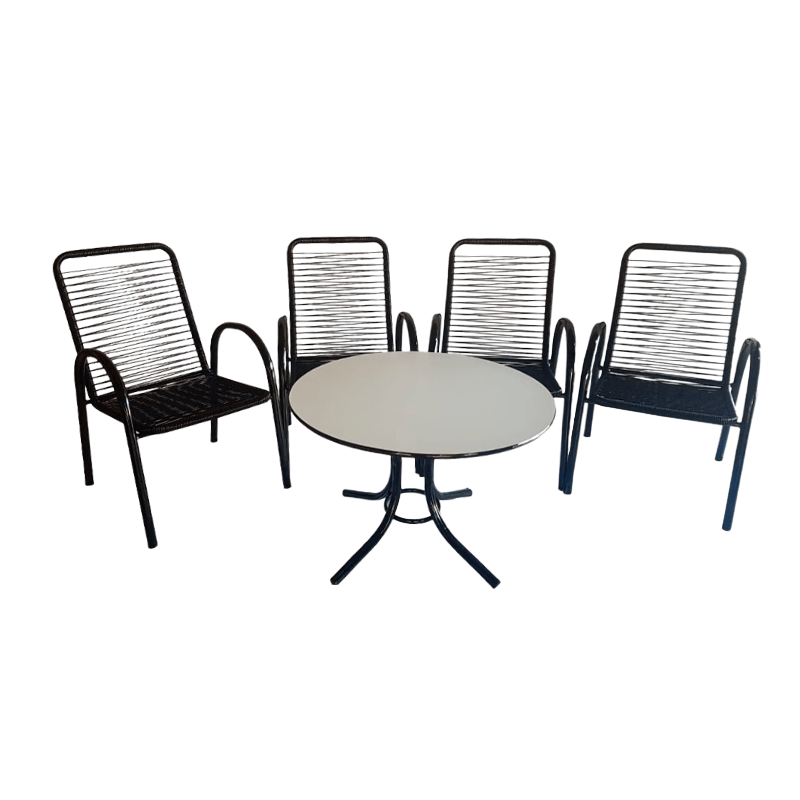 JUEGO DE SILLON FLORENCIA PVC COD. 525