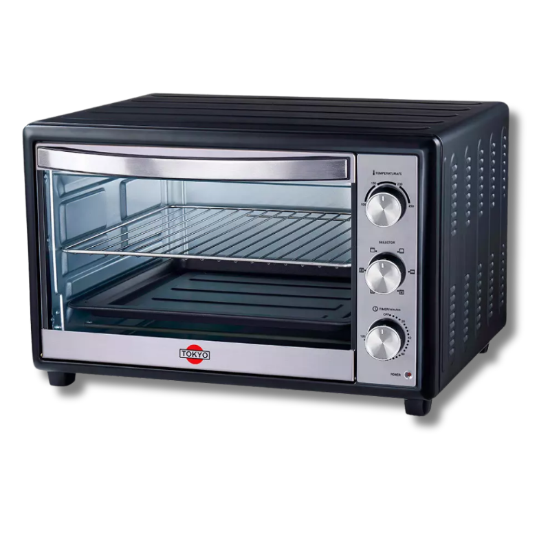 HORNO ELECTRICO TOKYO LISTO PLUS 46LTS NEGRO