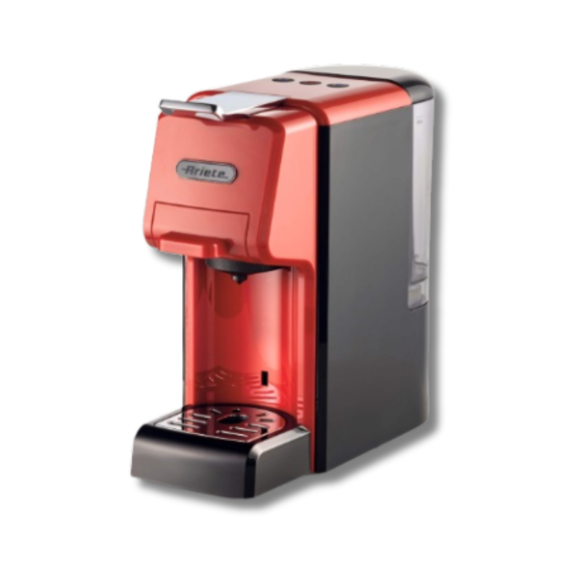 CAFETERA ARIETE 3 EN 1 NEGRO C/ ROJO