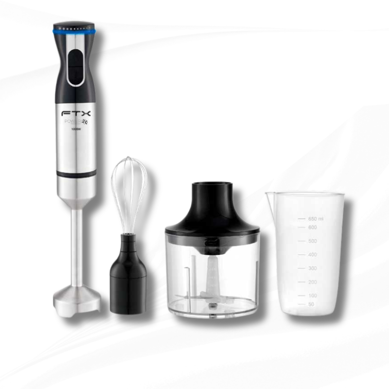 MIXER FTX 3 EN 1 C/ VASO INOX. 1000W HB2-01