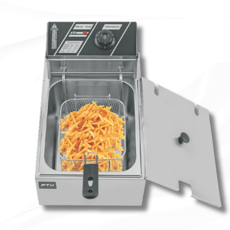 FREIDORA FTX ELECTRICA 10 LTS 2500W ACERO INOX C/CESTA DF-10