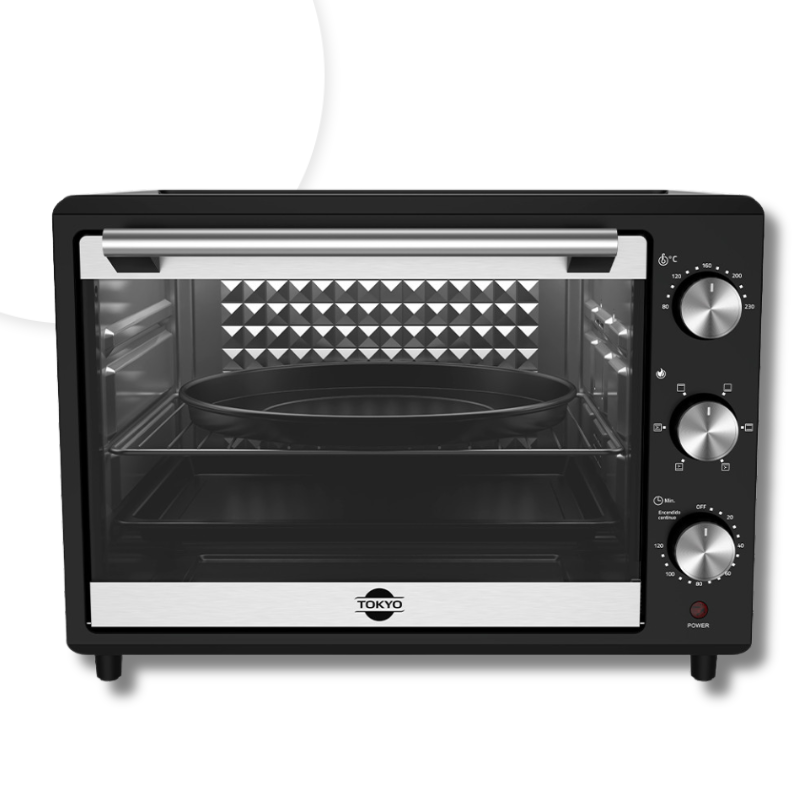 HORNO TOKYO LISTO 46 LTS NEGRO