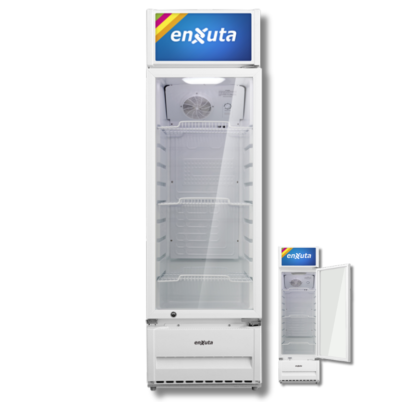 VISICOOLER ENXUTA 211L  C/CENEFA LED F/H TROP