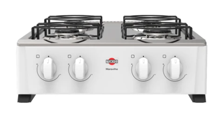 COCINA A GAS TOKYO MARAVILLA 4H DE MESA BLANCO
